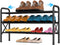 Shoe Rack for Front Door Entrance, Small Adjustable Metal Shelf Storage Organizer for Entryway Closet Doorway