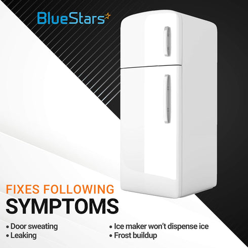 BlueStars WR17X11653 Refrigerator Ice Dispenser Door Flap Replacement Part – Compatible with G.E & Kenmore