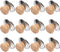 Cabilock 12pcs Wooden Pot Lid Knobs - Replacement for Cookware, Easy to Clean for Woks, Steamers, Soup Pots