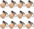 Cabilock 12pcs Wooden Pot Lid Knobs - Replacement for Cookware, Easy to Clean for Woks, Steamers, Soup Pots