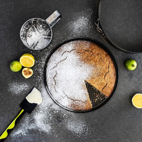 Springform Cake Pan Set of 3, Round Leakproof Nonstick Cheesecake Pans with Removable Bottom, Stainless Steel