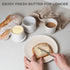 Countertop Beautiful Ceramic Butter Crock For Kitchen Premium Container with Water Seal is Perfect to Keep Your Butter
