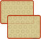 Macaron Silicone Baking Mat - Set of 2 Non Stick Silicon Macaroon Baking Sheet Cookie Liner (Red)