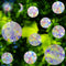 18 Pcs Circle Window Clings, Anti-Collision Decals to Save Birds from Window Collisions, Non-Adhesive Rainbow Stickers