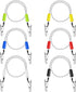 AUEAR, 6 Pack Napkin Clips Metal Dental Bib Chain Holder Fixing Lanyard