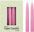 12-Piece Taper Candles, 6-Inch, Pink, 12 Count (Pack of 1)