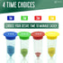 Sand Timer for Kids - Set of 4 Colorful Hour Glasses (1Min, 2Min, 3Min, 5Min) for Classroom & Home