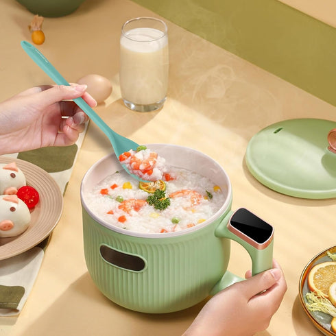 3 Pcs Silicone Spoons Set, 7.9 10.6 14.2 inch, Heat Resistant Kitchen Utensils for Mixing, Stirring, Serving