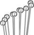 2 Pieces Stainless Steel Mini Ball Whisk - 10-Inch and 12-Inch Egg Beater Manual Mixer for Sauces, Cream