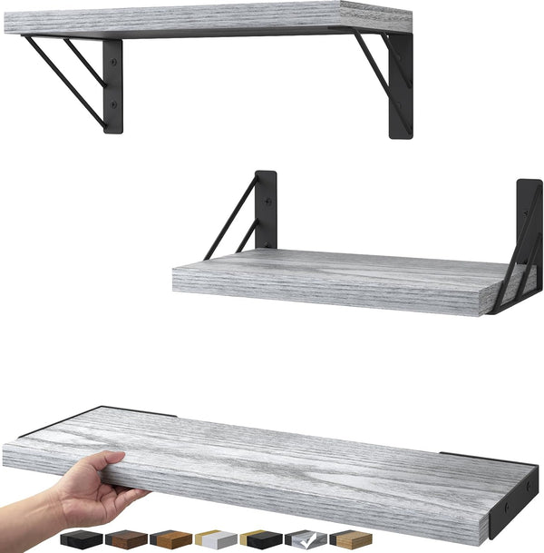 BAYKA Wall Shelves for Bedroom Decor, Floating Wall Shelves for Living Room