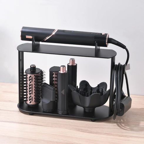 Affogato Stand Holder for Shark FlexStyle, Desktop Organizer Rack with Cord Hanger for Curlers, Brushes, Accessories
