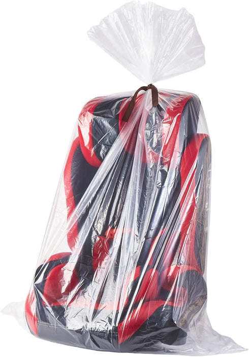 Wowfit 5 CT Extra Large Clear Plastic Bags, 36x50 inches, Durable & Multipurpose for Storage & Organization
