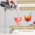 Set 4 Set, Set Set Premium Mixology Cocktail Shaker | Piece Bar Tool Silver Bar Cocktail Shaker for Drink Mixing