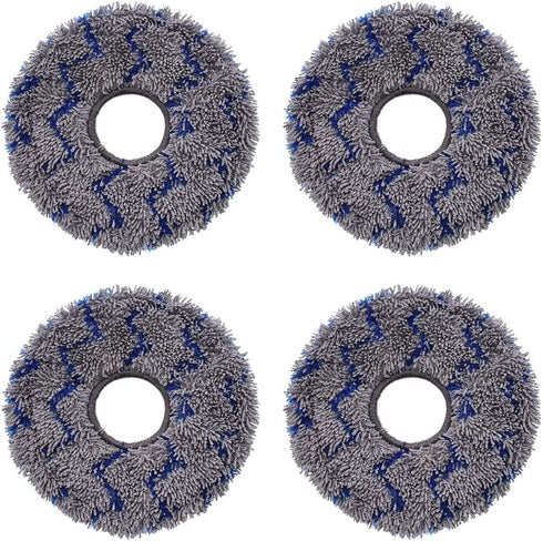neutop Replacement Mopping Pads Microfiber Mop Cloths for Ecovacs Deebot X1 Turbo, 4-Pack