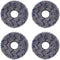 neutop Replacement Mopping Pads Microfiber Mop Cloths for Ecovacs Deebot X1 Turbo, 4-Pack