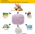 20x20x12 Inches Asuprui Pouf Ottoman Unstuffed Floor Pouf Ottoman Foot Rest Round Poof Seat Floor Bean Bag Chair