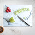 Tempered Glass Cutting Board Set of 2, 16x12 inch Marble Pattern, Scratch, Heat, Shatter Resistant