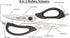Ergo Chef All-Purpose Come-Apart Kitchen Shears, Black, for Poultry, Fish, Vegetables