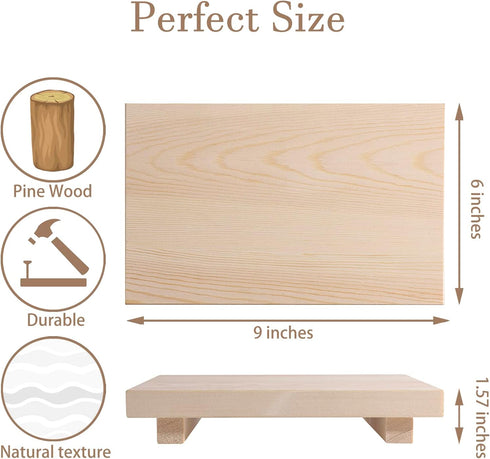 Wood Pedestal Stand Bathroom Counter Organizer, Farmhouse Decorative Tray Soap Holder for Kitchen Decor, Burlywood
