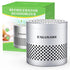 Fridge Deodorizer, Lasts 10 Years, Odor Eliminator, Bamboo Charcoal Air Purifying Bag, Silver