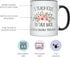 YouNique Designs I Teach Kids to Talk Back SLP Mug, 11 Ounces, Speech Language Pathology Coffee Cup for Women