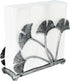 OwlGift Modern Ginkgo Leaves Design Napkin Holder - Metal Paper Napkin Storage for Kitchen, Stylish Paper Towel