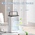 Portable Air Conditioners Evaporative Air Cooler with 4 Wind Speeds 8H Timer & 7 Color Light for Room