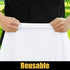 Smiry Waterproof Rectangle Picnic Table Cloth, Elastic Fitted Tablecover for 5 Foot Tables, Washable Polyester
