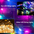 32.8ft,Smart 100 LEDs,130+ Modes,IP65 dalattin Led Lights RGB IIC Fairy Lights Holiday Scene Waterproof&Sync with Music