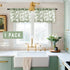 Room,18 Inch XTMYI Valances for Windows,Sheer Kitchen Window Valance Curtains,Boho Valance for Bedroom/Bathroom/Living