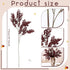 Suncalla 4 30 Inch Pcs Dusty Plum Sedum Berry Stem for Vase Artificial Faux Rusty Plum Pick Branch Spray Floral Stem