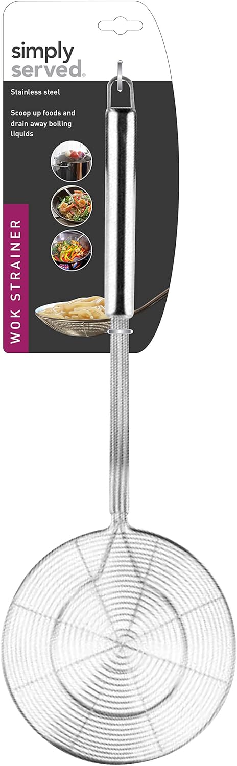 Wok Strainers, Standard, Silver by Simply Served