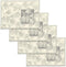Heritage Lace Woodland 14x20 Ecru Placemat, Set of 4