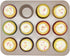 Premium Red Greaseproof Cupcake Liners, Standard Size, 100-Count Muffin Paper Baking Cups