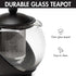 Primula Half Moon Teapot with Removable Infuser, Glass Tea Maker with Reusable Fine Mesh Stainless Steel Filter,