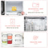 4 oz 24 Pack, 4oz TUZAZO Mini Mason Jars with Lids Small Glass Mason Canning Jars for Jam Jelly Yogurt Dessert, Shower