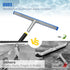 8FT 2-in-1 Commercial) Heavy Duty Pool Brush Combo - Pool Scrubber with Aluminum Frame & Nylon Brush Head, Adjustable