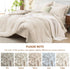 7 Set, Set MUXHOMO Pieces Full Comforter Soft Bed in a Bag Full Size, All Season Bedding with Comforter, Flat Sheet
