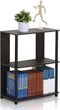 Furinno JAYA Simple Design 3-Tier Bookcase / Bookshelf / Display Rack, Plastic