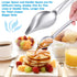 Cridoz 7 Pcs Stainless Steel Kitchen Cooking Plating Tweezers, Tongs, Spoons, Offset Spatula for Food