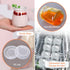 6.7oz 20Pack, (Set 20) Small Glass Jars Clear Glass Pudding Jars with PE Lids and Tags, Spice Jars/Glass Jelly