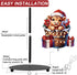 Countertop JarThenaAMCS Highland Cow Christmas Paper Towel Holder with Round Base Large Metal Xmas Bathroom Decor