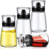 4 Pieces 5.4 oz Oil and Vinegar Dispenser Set with No Drip
