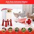 3 Control,Red,12.5 8.3 inch 8.3 Gallon Heated Chicken Waterer for Winter Automatic Chicken Water Heater,Adsjustable