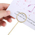 Hotop 30 Pcs Floral Card Holder Pick, Metal Wire Flower Place Card Stick for Centerpiece Table Wedding Favor