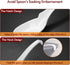 Hiware 12-piece Asian Soup Spoons, Rice Spoons, Chinese Won Ton Soup Spoon - Notch and Hook Style, White