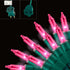 XMASHOME 63.8FT Green Wire Pink String Lights, 300 Count (150L*2pcs) Incandescent Christmas Lights
