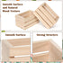 4 Pack Mini Rustic Wooden Crates, Unfinished Wood Box Decorative Storage for Kitchen, Office, Bedroom, Rustic Decor