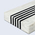 12 6 2 Handicrafts Home Large Decorative Storage Box with Lid Black White Modern Storage Box, Remote Control Organizer