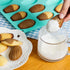 Webake 18 Cavity Silicone Madeleine Pan for Small Cake, Candy, and Cookies